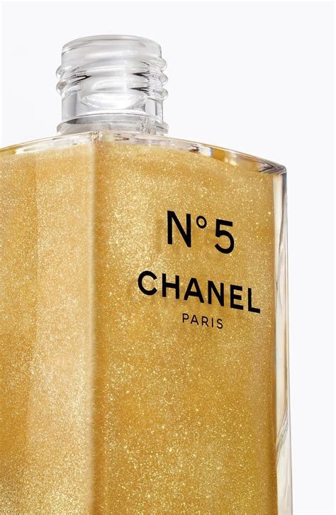 chanel number 5 body oil.